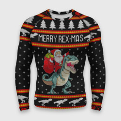 Мужской рашгард 3D Merry Rex-mas