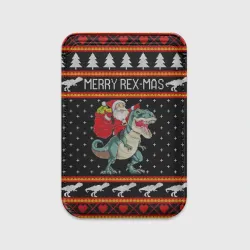 Картхолдер Magsafe магнитный Merry Rex-mas