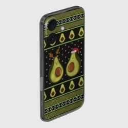 Чехол для iPhone 16 силиконовый с защитой камеры Avo christmas - фото 2