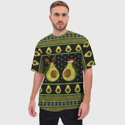 Мужская футболка oversize 3D Avo christmas - фото 2