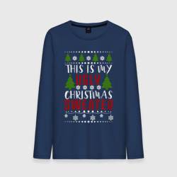 Мужской лонгслив хлопок My ugly christmas sweater