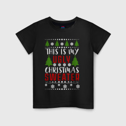 Детская футболка хлопок My ugly christmas sweater