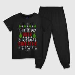 Детская пижама хлопок My ugly christmas sweater