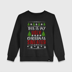 Детский свитшот хлопок My ugly christmas sweater