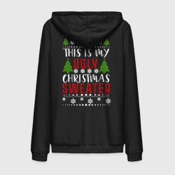 Мужская толстовка на молнии хлопок My ugly christmas sweater