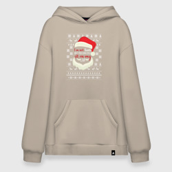 Худи SuperOversize хлопок I`m not Santa