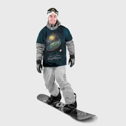 Накидка на куртку 3D Плоская Земля шах и мат