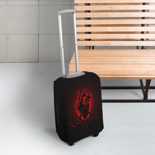 Чехол для чемодана 3D Сердце - фото 3