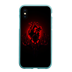 Чехол для iPhone XS Max матовый Сердце