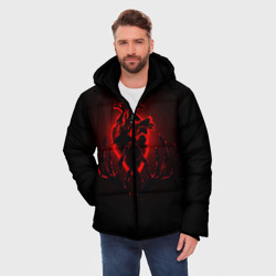 Мужская зимняя куртка 3D Сердце - фото 2