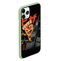Чехол для iPhone 11 Pro матовый Pizza Kong - фото 2