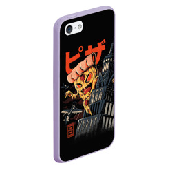 Чехол для iPhone 5/5S матовый Pizza Kong - фото 2