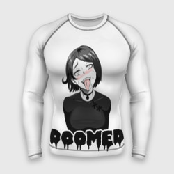 Мужской рашгард 3D Doomer girl ahegao