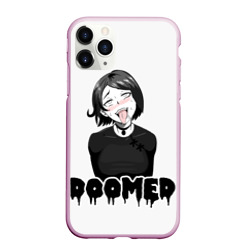 Чехол для iPhone 11 Pro Max матовый Doomer girl ahegao