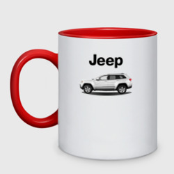 Кружка двухцветная Jeep