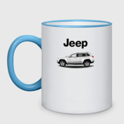 Кружка двухцветная Jeep