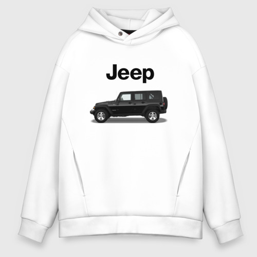 Мужское худи Oversize хлопок Jeep Wrangler