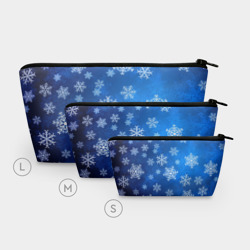 Косметичка 3D Новый Год Снежинки - фото 2