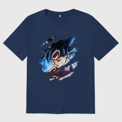 Женская футболка хлопок Oversize Супер Гохан