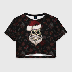 Женская футболка Crop-top 3D El Santa