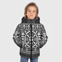 Зимняя куртка для мальчиков 3D Свитер с черепами - фото 2