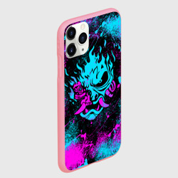 Чехол для iPhone 11 Pro Max матовый Неоновый самурай - фото 2