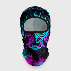 Балаклава 3D Неоновый самурай