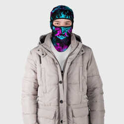 Балаклава 3D Неоновый самурай - фото 2