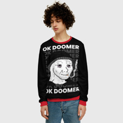 Мужской свитшот 3D Ok Doomer - фото 2