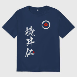 Женская футболка хлопок Oversize Ghost of Tsushima