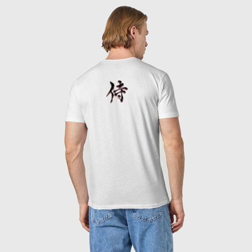 Мужская футболка хлопок Самурай, цвет белый - фото 4