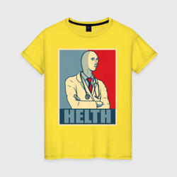 Женская футболка хлопок Helth