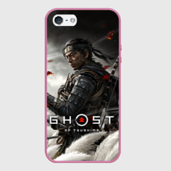 Чехол для iPhone 5/5S матовый Ghost of Tsushima