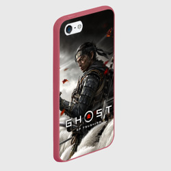 Чехол для iPhone 5/5S матовый Ghost of Tsushima - фото 2
