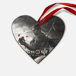 Деревянная игрушка Сердце Ghost of Tsushima
