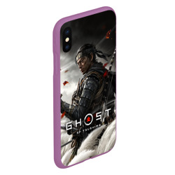 Чехол для iPhone XS Max матовый Ghost of Tsushima - фото 2