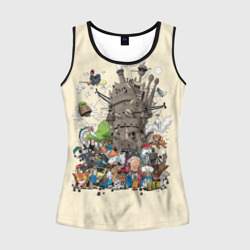 Женская майка 3D Мир Миядзаки