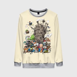 Женский свитшот 3D Мир Миядзаки