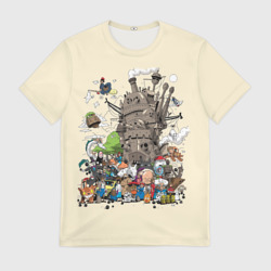 Мужская футболка 3D Мир Миядзаки