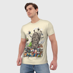 Мужская футболка 3D Мир Миядзаки - фото 2