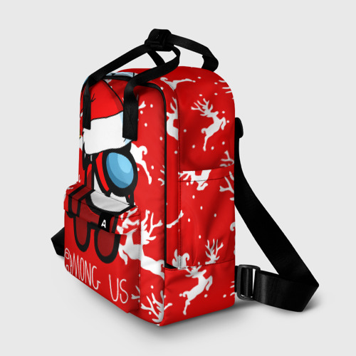 Женский рюкзак 3D с принтом Новый Год Среди Нас!, фото на моделе #1