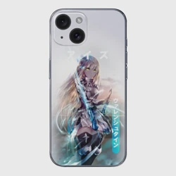 Чехол для iPhone 15 силиконовый с защитой камеры Ais Wallenstein art