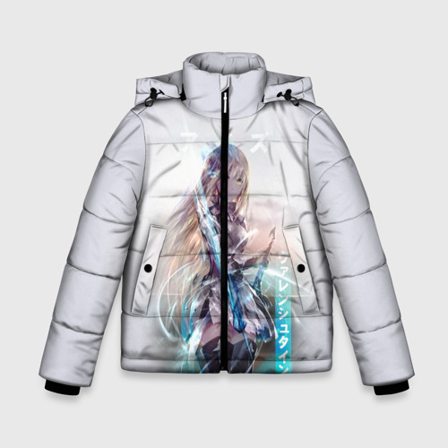Зимняя куртка для мальчиков 3D Ais Wallenstein art, цвет светло-серый