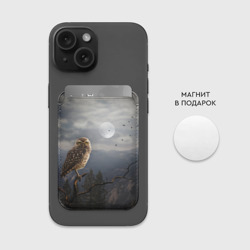 Картхолдер Magsafe магнитный Сова - фото 2