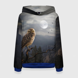 Женская толстовка 3D Сова