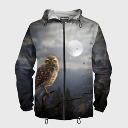 Мужская ветровка 3D Сова