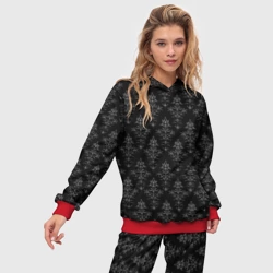 Женский костюм с толстовкой 3D Готический рисунок - фото 2