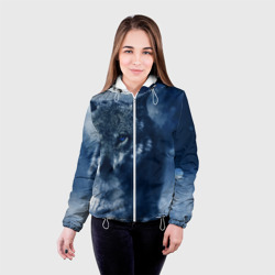 Женская куртка 3D Красивый волк - фото 2