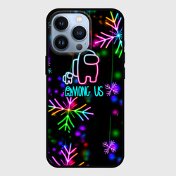 Чехол для iPhone 13 Pro Among Us New Year