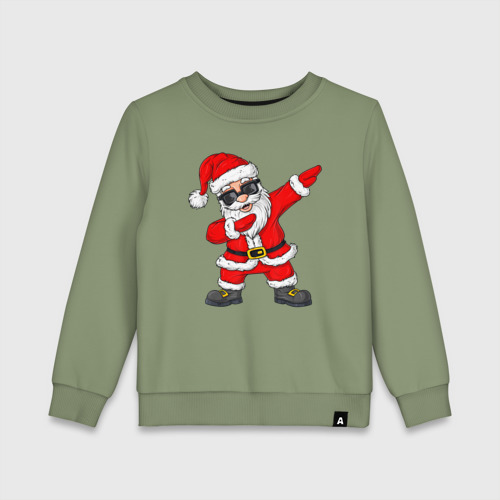 Детский свитшот хлопок Dabing Santa, цвет авокадо